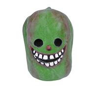 Bristol Novelty Bm565 Maschera da Peperoncino Spaventoso, Ghost Pepper, in Gomma, Unisex, Verde Halloween