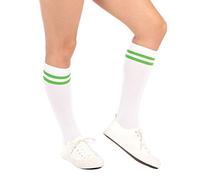 Bristol Novelty Ca0002 Calzettoni, da Donna, Colore Verde Halloween