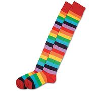 Colorati Circo Clown Calzini per Adulti - Fun Multicolore Accessorio Costume