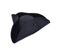 Bristol Novelty Cappello Tricorno Costume Pirata Adulto Unisex (BN3004)