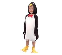 Bristol Novelty CC036 Costume da pinguino per bambini, bianco e nero, unisex-bambino, XS Halloween