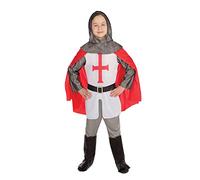 Bristol Novelty Costume Da Cavaliere Crociato Per Bambini Carnevale