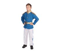 Bristol Novelty CC992 Prince Costume, White, Age 4-6 Years Old Age 4 - 6 years