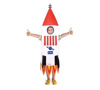 Bristol Novelty Cf156 Costume da Razzo, Taglia Unica, per Ragazzi e Ragazze, Multicolore Halloween