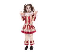Bristol Novelty CF245S Carnevil Clown (Girl) Small Costume 4-6 anni