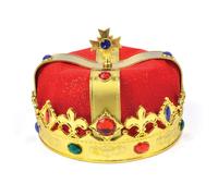 Bristol Novelty - Corona da re con gemme finte - Adulti/Unisex (BN1851)