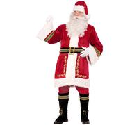 Bristol Novelty - Costume Classico da Babbo Natale - Unisex Adulti Taglia unica