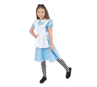 Bristol Novelty (Costume da alice tradizionale (L) per Bambini, 8/10 anni, CF234L
