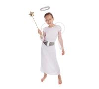 Bristol Novelty - Costume da angelo con ali cintura e aureola - Bambine (BN2602)