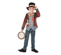 Bambini Tè Festa Cappellaio Matto Ragazzi Costume Wonderland World Libro Giorno
