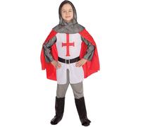 Bristol Novelty Costume Da Cavaliere Crociato Per Bambini Carnevale
