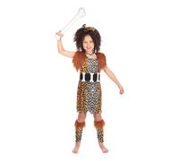 Bristol Novelty Costume da cavernicola con Parrucca (XL), Colore, età 10-12 Anni