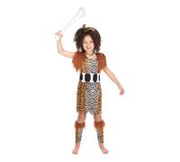 Bristol Novelty Costume da cavernicola con Parrucca (XL), Colore, età 10-12 Anni