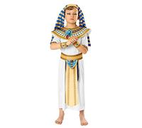 Bristol Novelty Costume da faraone, bianco, 5-6 anni Halloween
