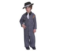 Bristol Novelty - Costume da gangster - Bambini (BN1106)