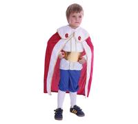 Bristol Novelty - Costume da re con pantaloncini corti - Bambini (BN1402)