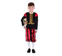 Ragazzi William Shakespeare Costume Medievale Tudor Libro Giorno Completo Nuovo