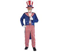 Bristol Novelty Costume da Zio Sam, Colore, Taglia Unica, AC637