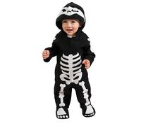 Bristol Novelty Costume Scheletro Tutto in Uno Bambini (BN3473)