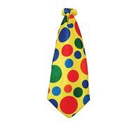 Costume Da Intrattenitore Clown Gigante Colorato Giallo Con Macchie Divertente