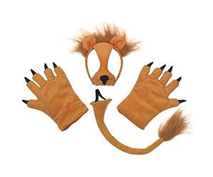 Bristol Novelty DS138 Set di accessori per il costume da leone, taglia unica Halloween