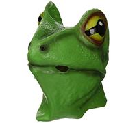 Bristol Novelty, Maschera a forma di rana, copertura totale, taglia unica