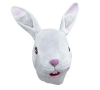Coniglio Bianco Maschera Adulto Unisex Costume - Nuovo