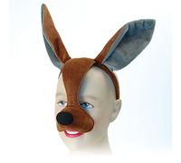Bristol Novelty Maschera da canguro e cerchietto sonoro per Bambini, taglia unica, EM343