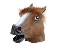 Bristol Novelty - Maschera da cavallo in gomma - Unisex (BN745)