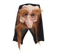 Bristol Novelty, Maschera da Gnomo con Cappuccio e Barba, Taglia Unica