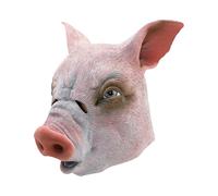 Bristol Novelty - Maschera da maiale in gomma - Unisex (BN772)