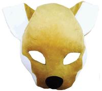 Bristol Novelty Maschera da Volpe con Cerchietto Sonoro, in Tessuto, Poliestere, Cotone, Pet, Ic, Multicolore, Taglia Unica Halloween