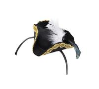 Bristol Novelty - Mini cappello da pirata su cerchietto - Unisex (BN549)