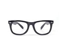Bristol Novelty – Occhiali BA182 Montatura nera Colore nero Taglia unica Accessori per feste Adulti