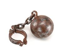 Bristol Novelty - Palla jumbo e catena da carcerato per travestimenti (BN1832)