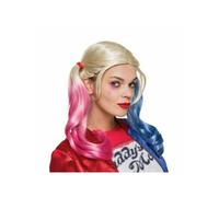 Bristol Novelty Parrucca Harley Quinn Adulto Unisex (BN5388)