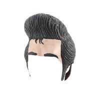 Bristol Novelty Parrucca in Plastica da Teddy Boy con Basette (BN2259)