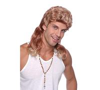 Bristol Novelty Parrucca stile mullet bicolore budget per Bambini, BW670