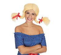 Bristol Novelty- Parrucca Treccia | per Le Donne | bionda Accessorio, Multicolore, Taglia Unica, BW355