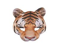 Bristol Novelty PM168 Maschera da tigre in EVA, uomo, donna, multicolore, taglia unica Halloween