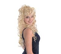 Bristol Novelty- Rock Chick Blonde Parrucca | per Le Donne | Bionda Accessorio, Colore Giallo, Taglia Unica, BW656