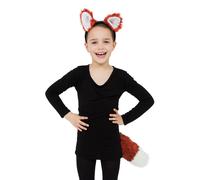 Bristol Novelty - Set coda e orecchie da volpe (NO vestito) - Bambini (BN1039)