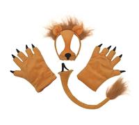 Bristol Novelty - Set Costume da Leone Maschera Guanti Coda Bambini (BN1891)