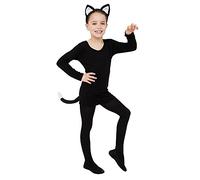 Bristol Novelty Set da gatto orecchie e coda nere per Bambini, taglia unica, DS156