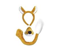 Bristol Novelty Kit per travestimento da volpe gialla e bianca con suono, access