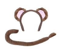 Bristol Novelty Set di orecchie e coda da scimmia per Bambini, taglia unica, DS154