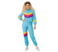 Adulti Guscio Suit Costume Donna 80s Scouser Tuta Costume Retrò