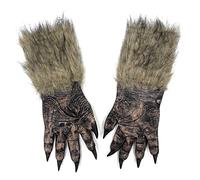 Adulti Grande Bad Wolf Werewolf Artigli Guanti Zampe Paio Halloween Fancy Dress