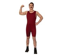 Bristol Novelty Uomo tatuato standard, per adulti per Bambini, Taglia unica, AF111STD