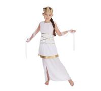 Bristol Novelty White & Gold Girls Grecian Costume Set